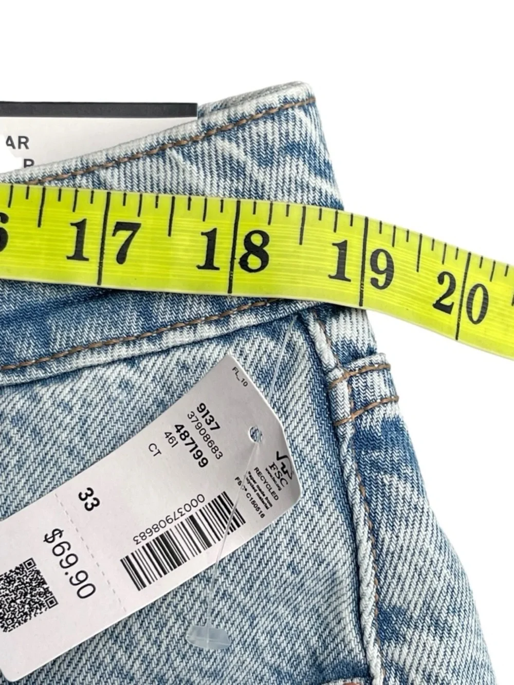 NWT Reitmans Light Blue High Rise Barrel Leg Jeans (33x28) - Picture 9 of 12